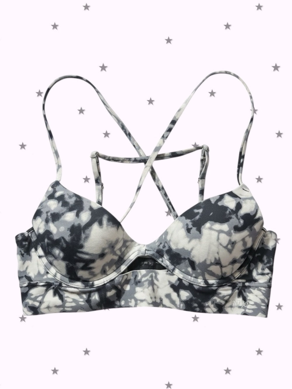 Pink Victoria’s Secret Bonded Tie Dye Push Up Bra XS
